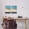 Stupell Industries Calm Tranquil Sea horizon 2 pc Framed Giclee Wall Art Set Design by Suzanne Nicoll